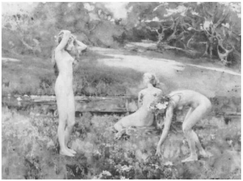 Primavera in fiore e gioventù 1904